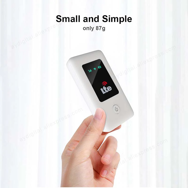 4G router Wireless lte wifi modem Sim Card Router MIFI pocket hotspot built-in battery portable WiFi 10 WiFi users