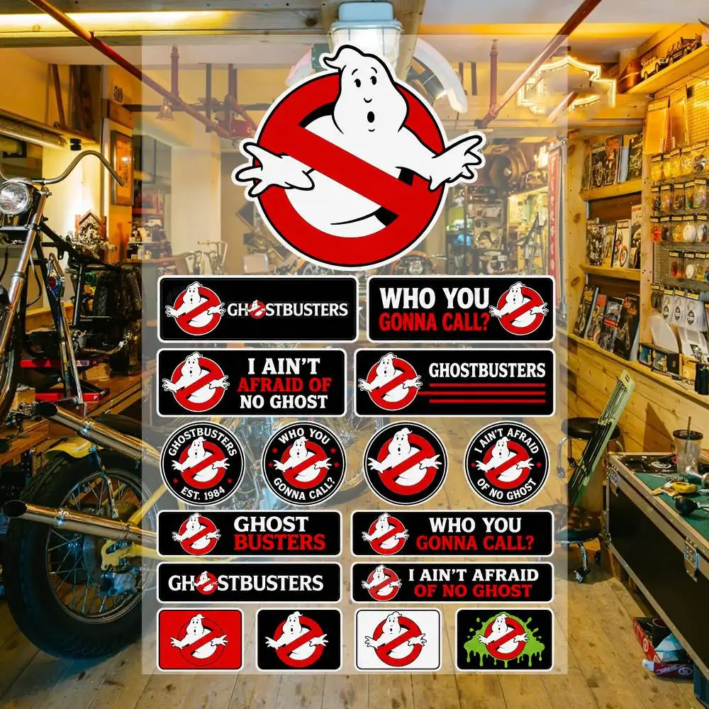 G-H-ostB-U-ste-R-s Aesthetic Graffiti Stickers Waterproof PVC Decals for Car Motorcycle Skateboard Helmet Notebook