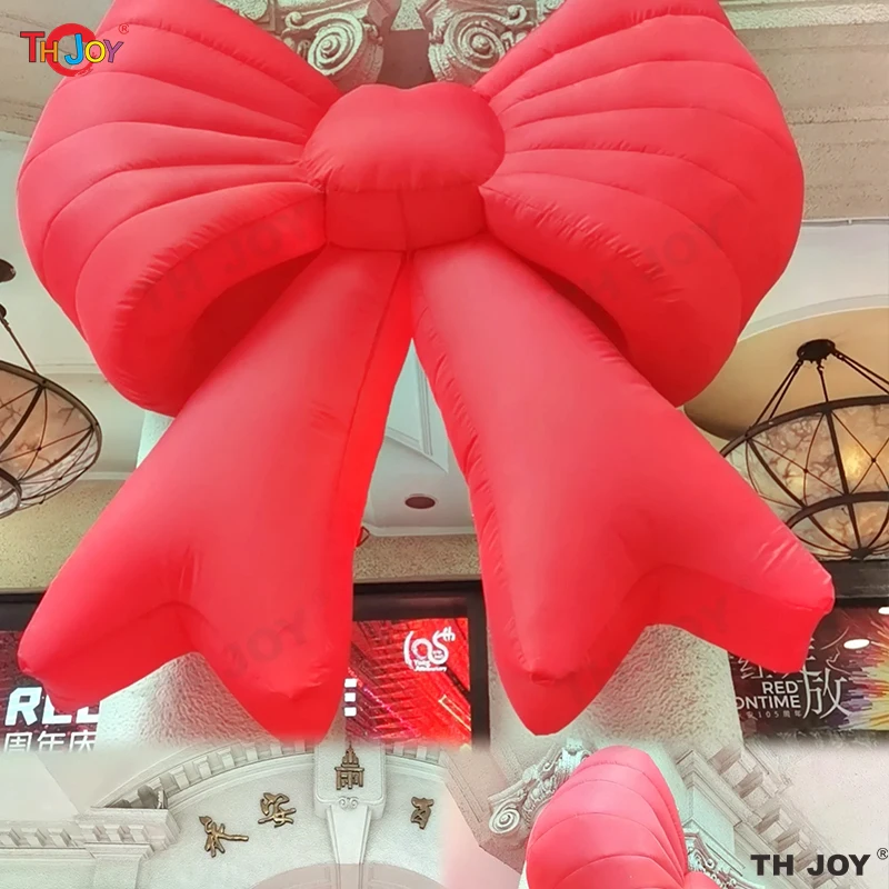 

Free air shipping to door, 5m 17ft high Hanging Giant Inflatable Bow Tie Decoration Balloon