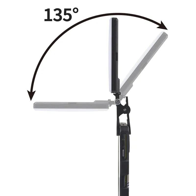 Wypełniające światło RGB LED Prosta kieszeń Fotografia wideo Oświetlenie Kieszonkowy klip Vlog na żywo do telefonu iPhone iPad Laptop z aparatem