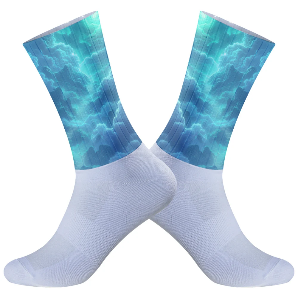 Compression Athletic Crew Socks para homens e mulheres, Dia das Bruxas, Caminhadas, Equitação, Bicicleta, Treino, Escalada, Esportes, Ciclismo, Corrida, Novo