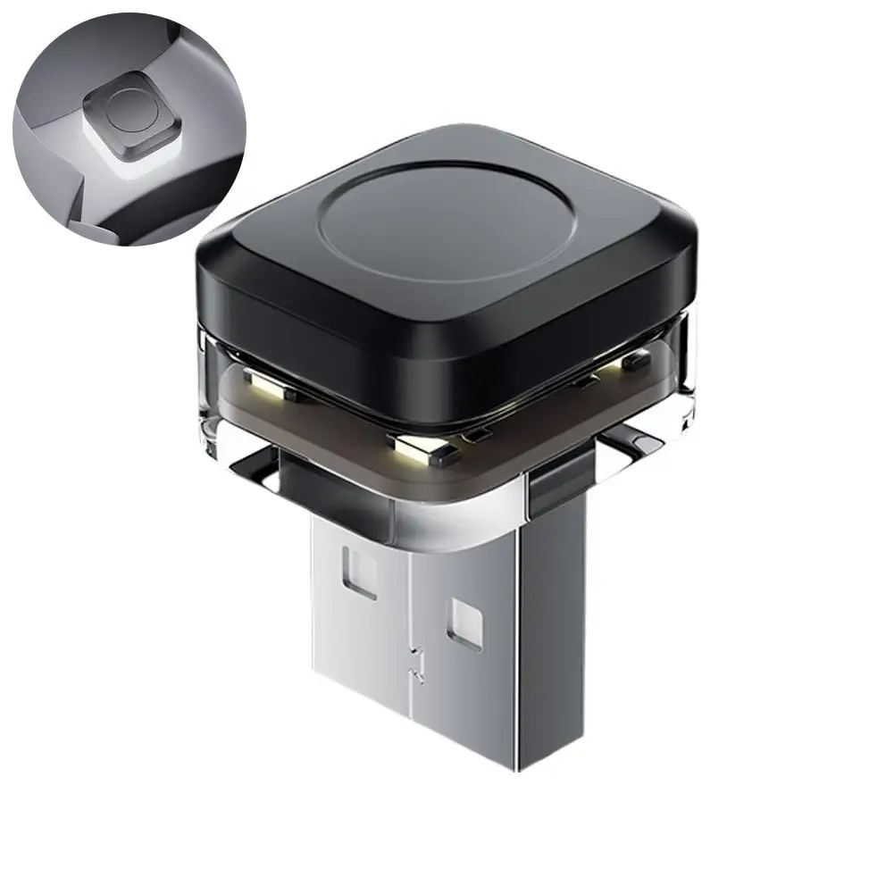 1 pçs mini usb led luz do carro auto interior atmosfera luz lâmpadas de emergência auto colorido