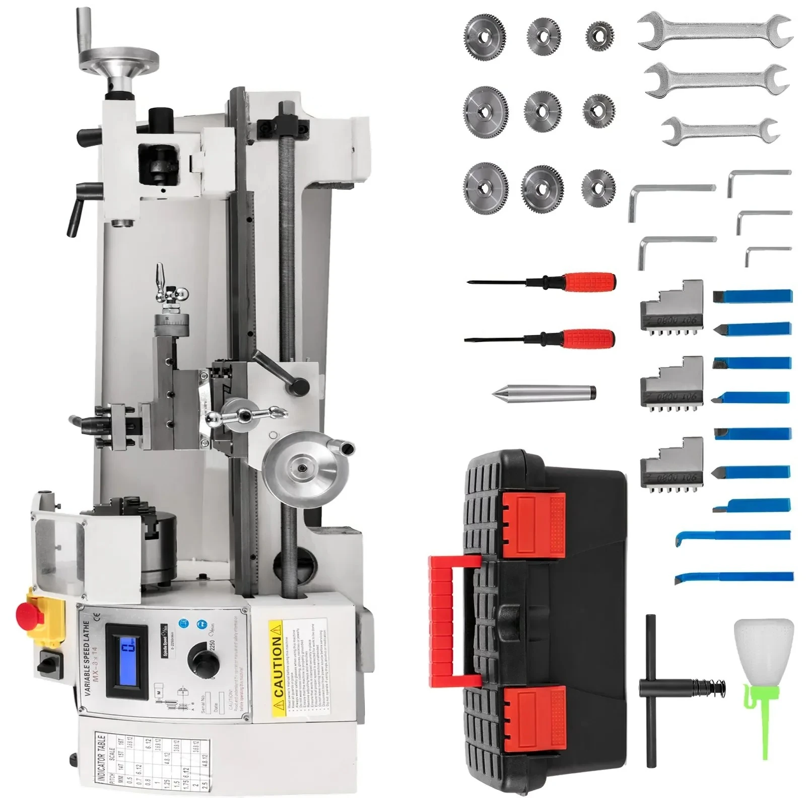 SIHAO Metal Mini Lathe Machine 8