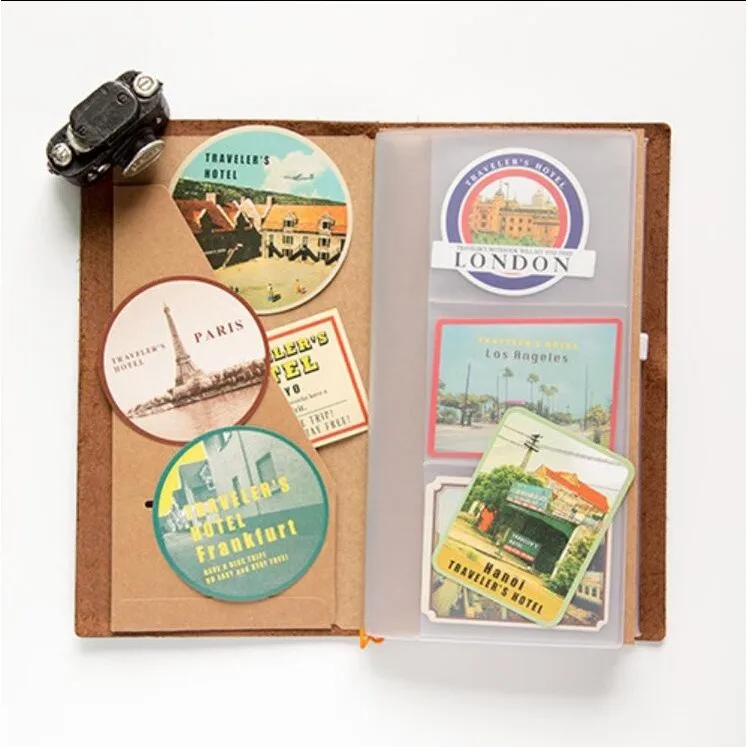 Vintage Label Sealing Sticker Retro Travel Sticker Children's Birthday Party Gift Sealing Decorations Greeting Card Labels