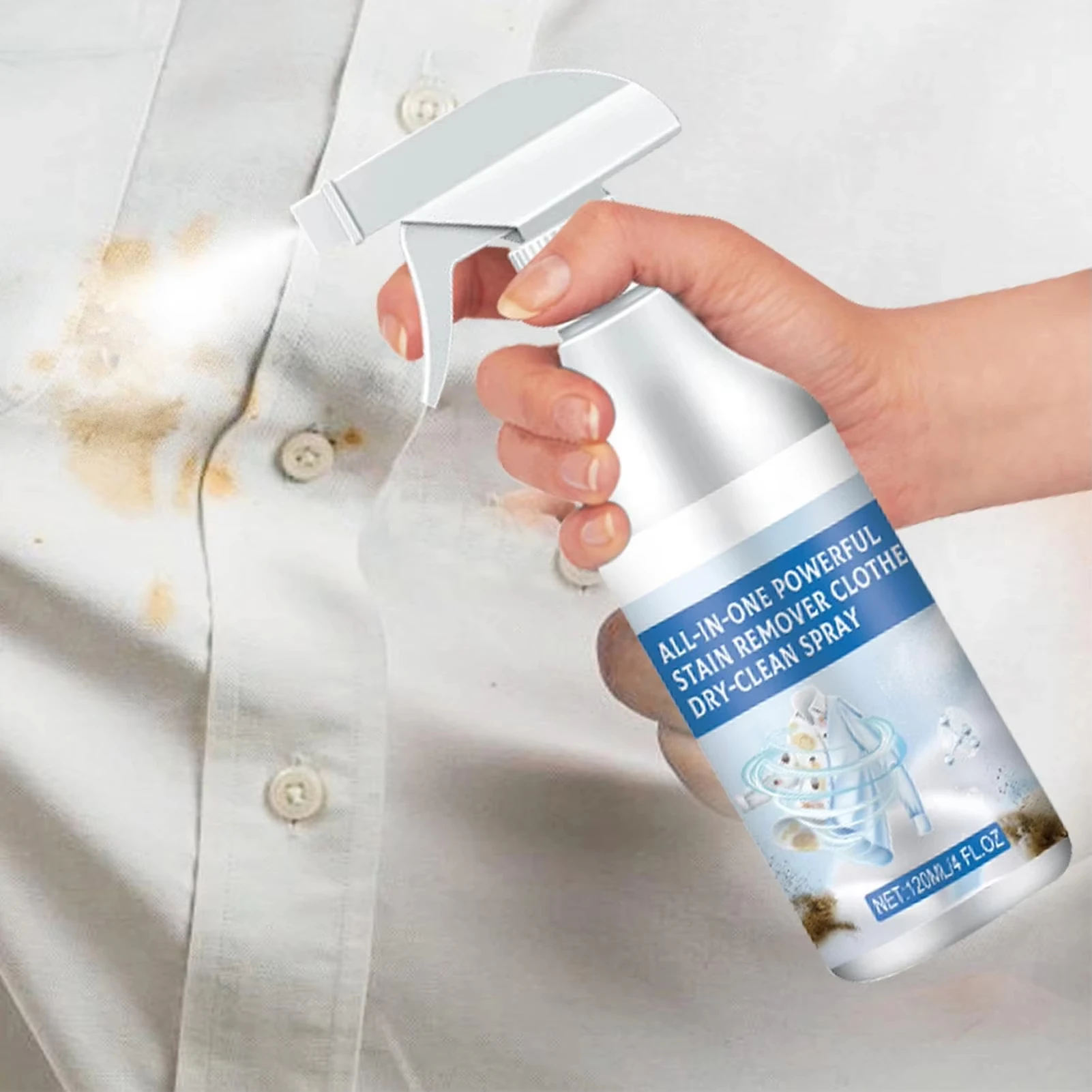 dress shirt stain remover OxiClean Max Force Laundry Stain Remover Spray, 12 fl oz