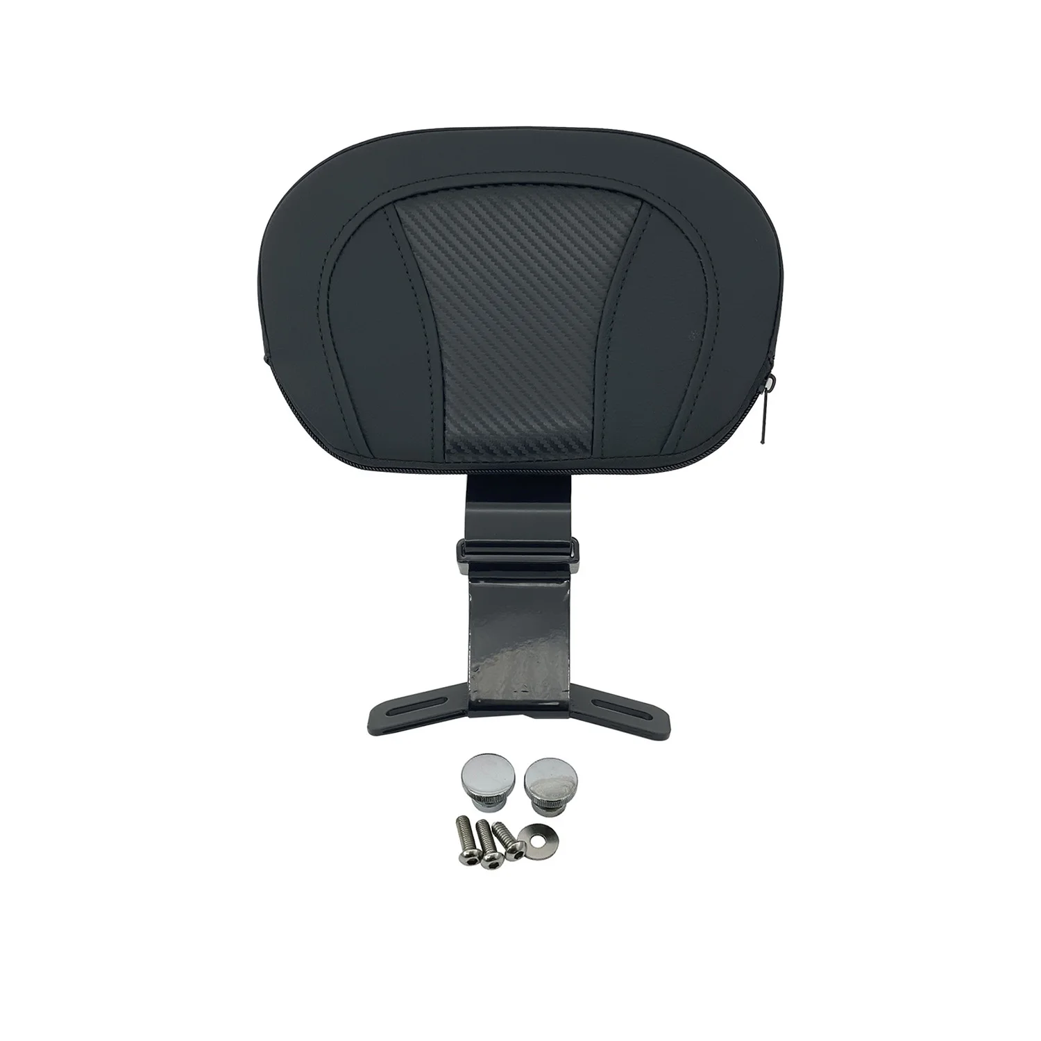 Front Adjustable Driver Rider Backrest Pad Cushion For Harley Touring CVO Road Electra Glide Road King Special Classic 2009-2022