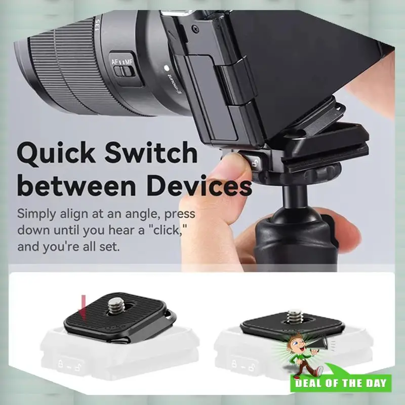 24-Hour Delivery 3X Ulanzi UKA Quick-Release Plate Compatible With Uka & F38 Plates For Camera Tripod Quick Release System UKA02