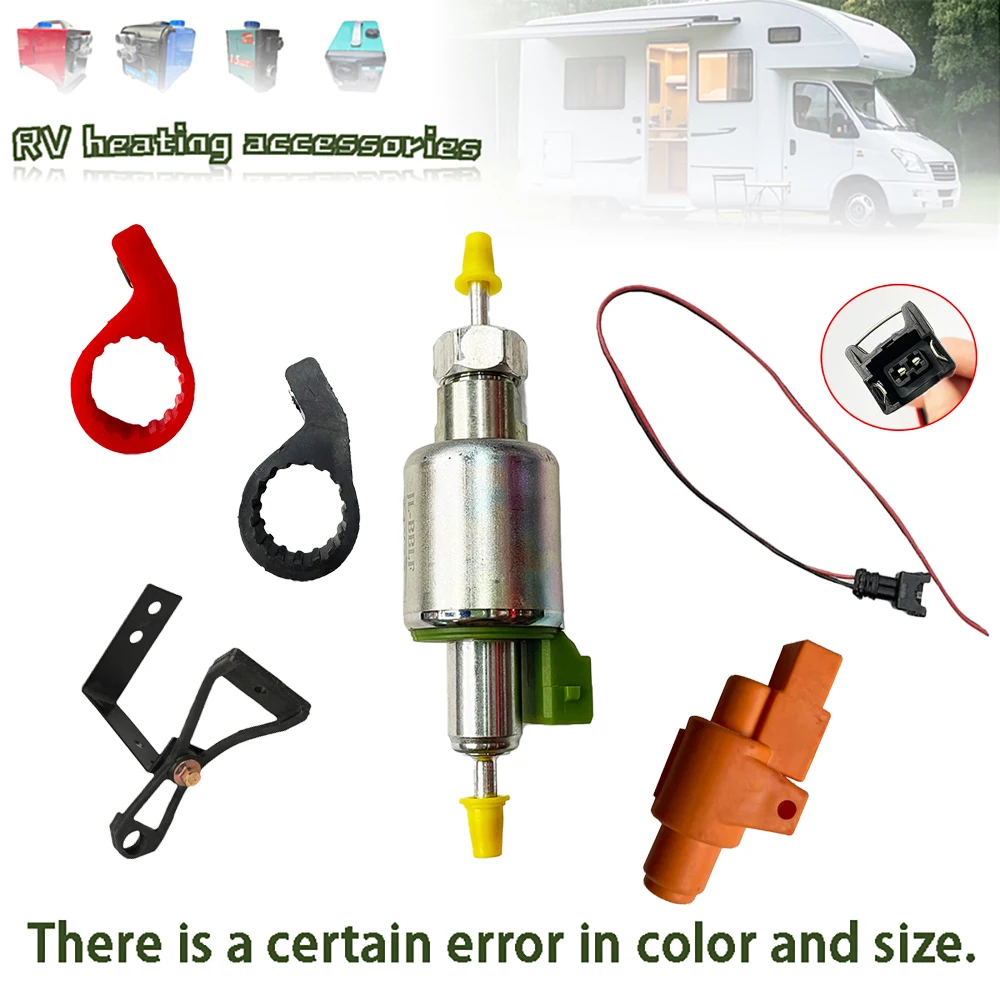

Parking heater oil pump bracket, rubber shock absorber fixing and fastening, black rubber sleeve bracket
