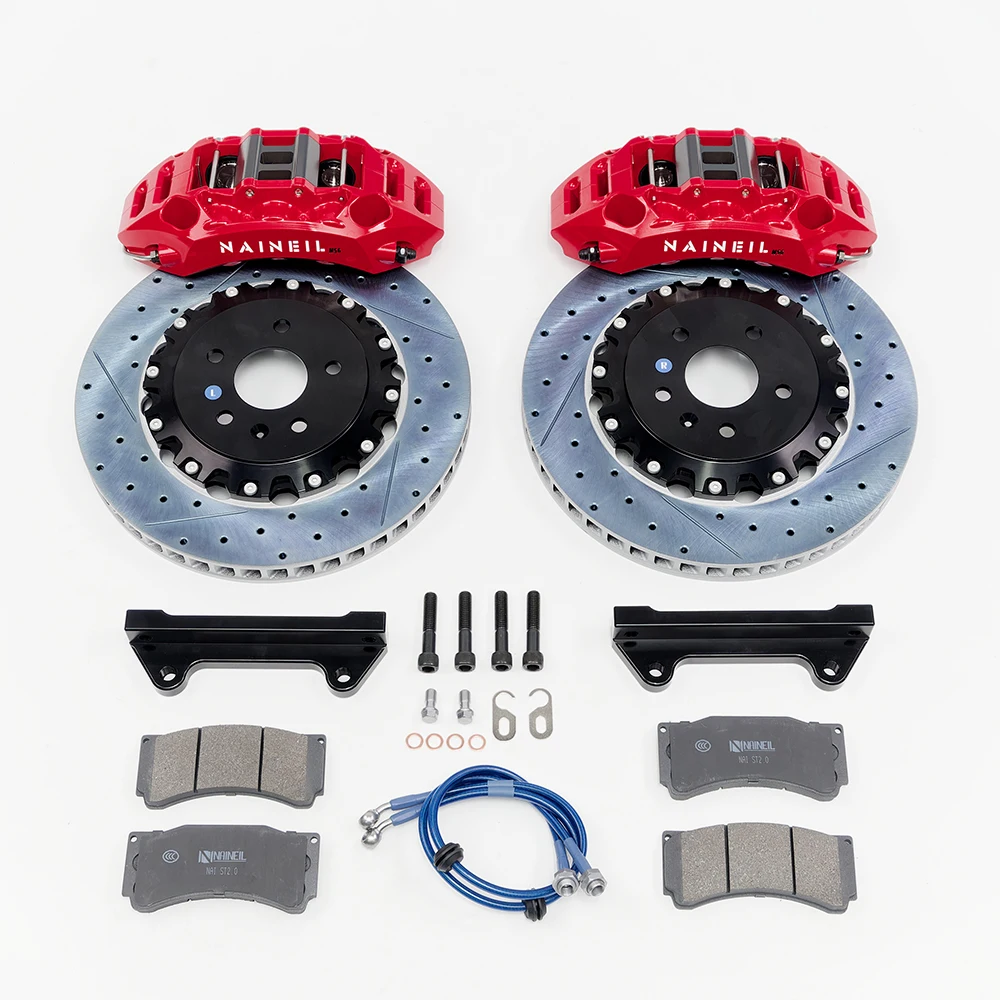 Naineil Factory Custom Big Brake Kit Racing 6 Pot Brake Caliper Brake Discs for VW Golf MK5 MK6 MK7R MK8 GTI