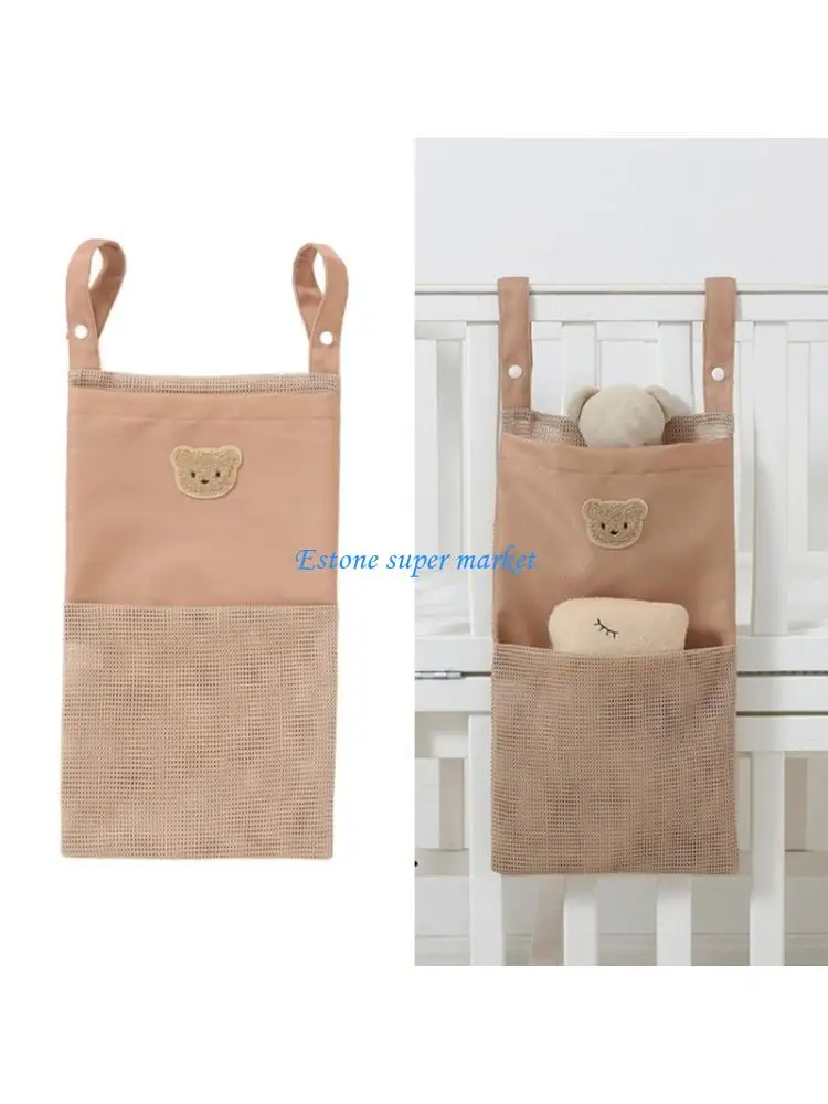 090B Lightweight Baby Crib Bag with Strong Hook Multiple Compartment Design Travel Friendly Bag for Diapers Bottles