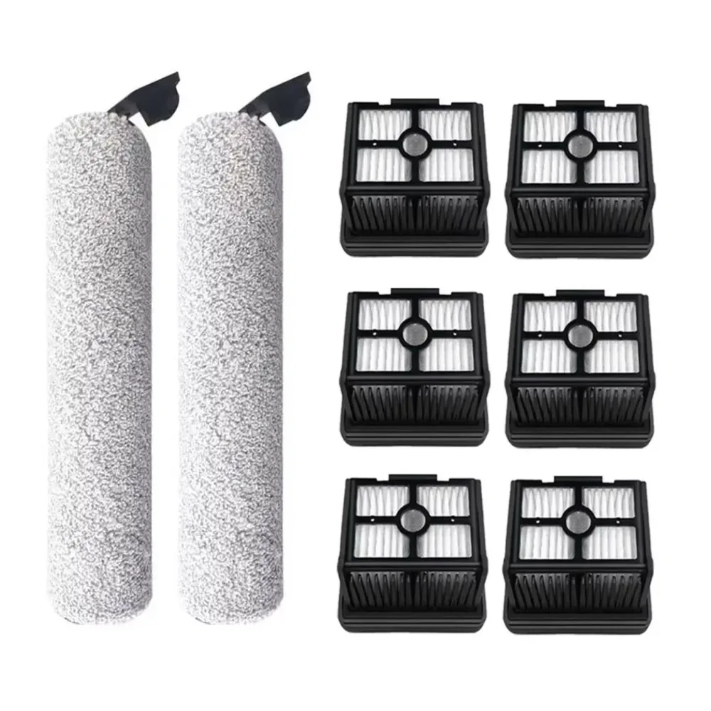 Hepa Filter Soft Roller Brush For Dreame H13 Pro M12 M13 Plus Wet Dry Vacuum Cleaner, Replacement Accessories Parts Attachment