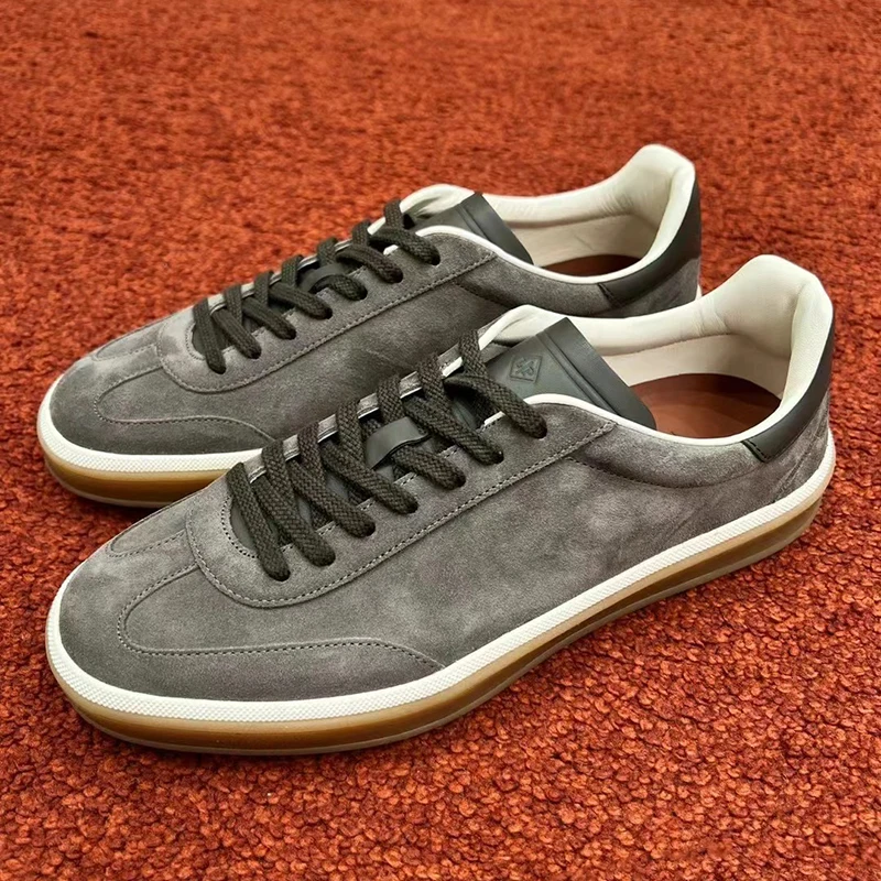 

Мужские кроссовки Deoxynucleoprotein Casual oes из натуральной кожи, удобные легкие кроссовки для отдыха на резиновой подошве с круглым носком