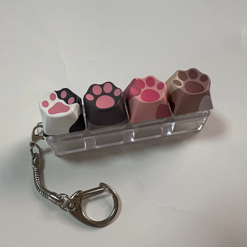 Cat Claw sleutelhanger sleutelhanger hanger mobiele telefoon rugzak hanger desktop accessoires vingertop kantoor decompressie pers gereedschap