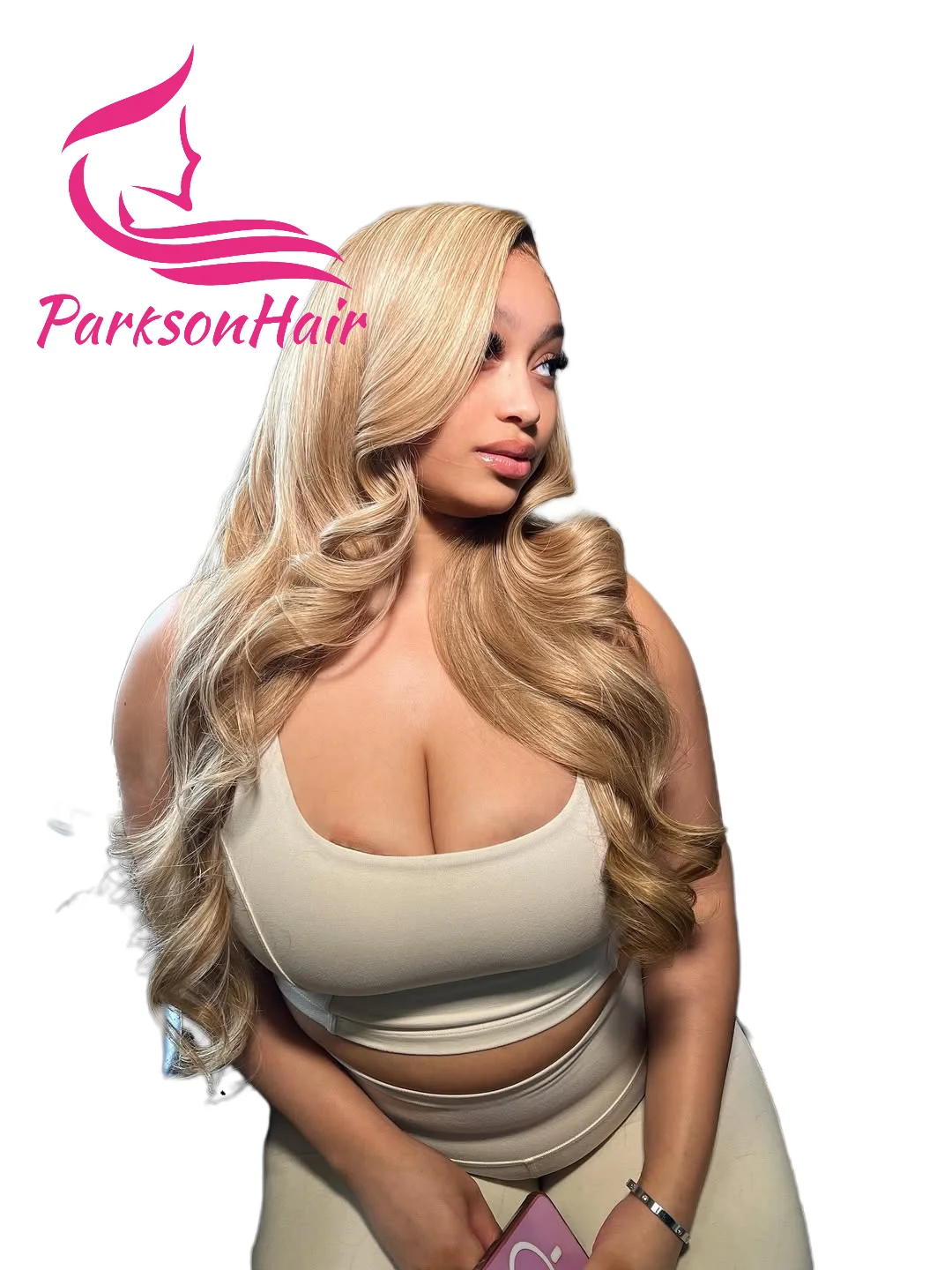 

Body Wave 13X6 Ash Blonde Transparent Lace Front Human Hair Wigs Pre Plucked 13X4 Lace Frontal Wig For Women With Brown Roots