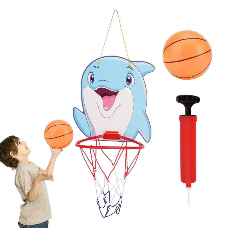 

Montessori Kids Basketball Hoop Set Basketball Boys Toys For Children Indoor Outdoor Basketball Stand Play Balls Sports Game Toy