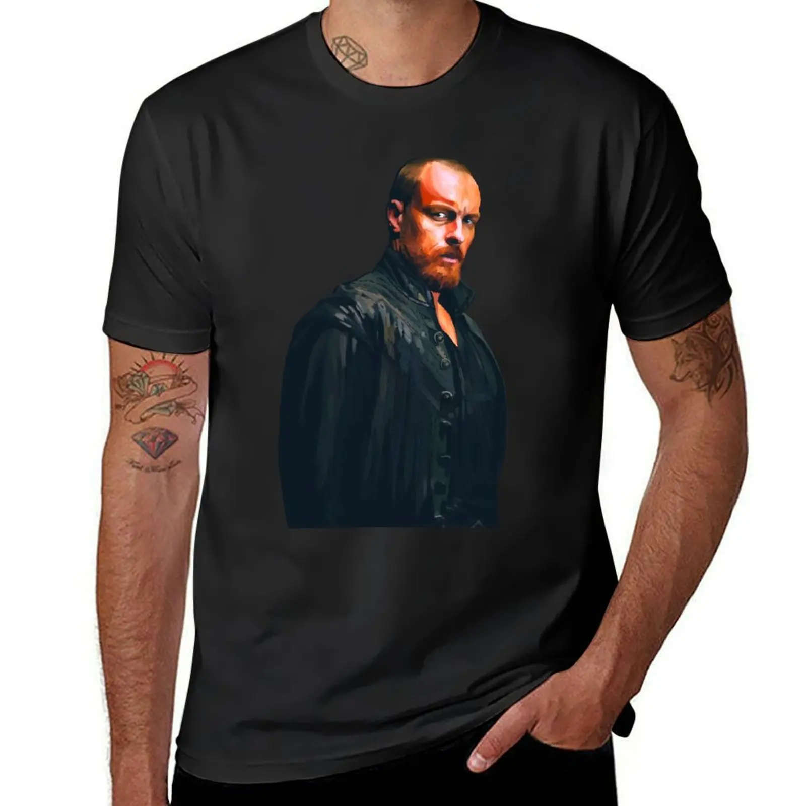 Captain James Flint Painting T-Shirt plus sizes quick drying shirts graphic tees mens graphic t-shirts big and tall