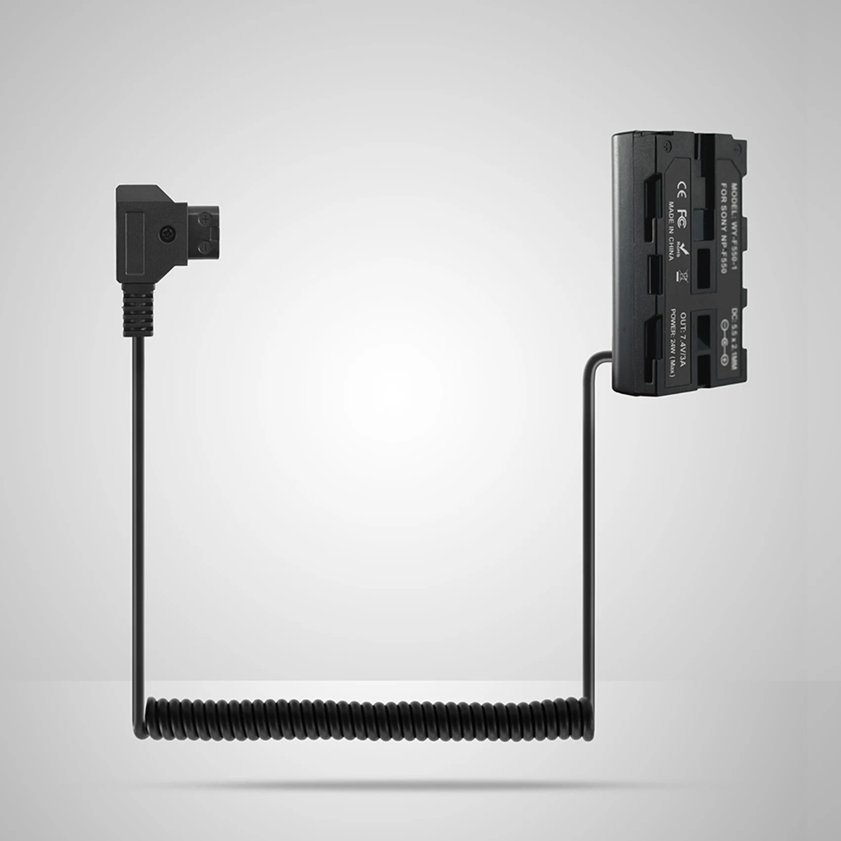 Solid 2X Power Adapter Cable For D-Tap Connector To NP-F Dummy Battery For Sony NP F550 F570 F770 NP F970