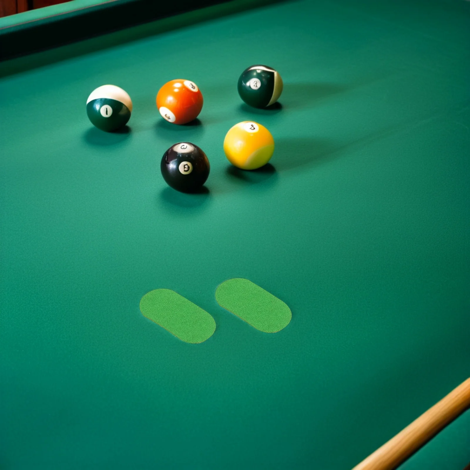 

Pool Table Cloth Patch 1.97X0.98Inch Oval Green Billiard Repair Stickers Wear Resistant Felt Mending Kit For Snooker Table