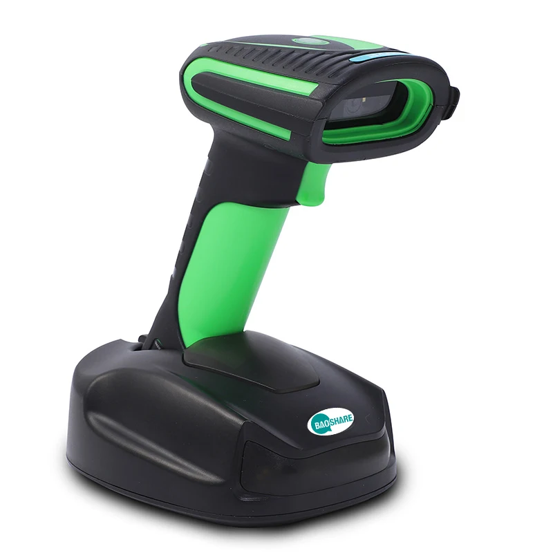 IP65 Industrial Wireless 1D 2D QR Code Barcode Scanner Barcode Reader with Charging Base