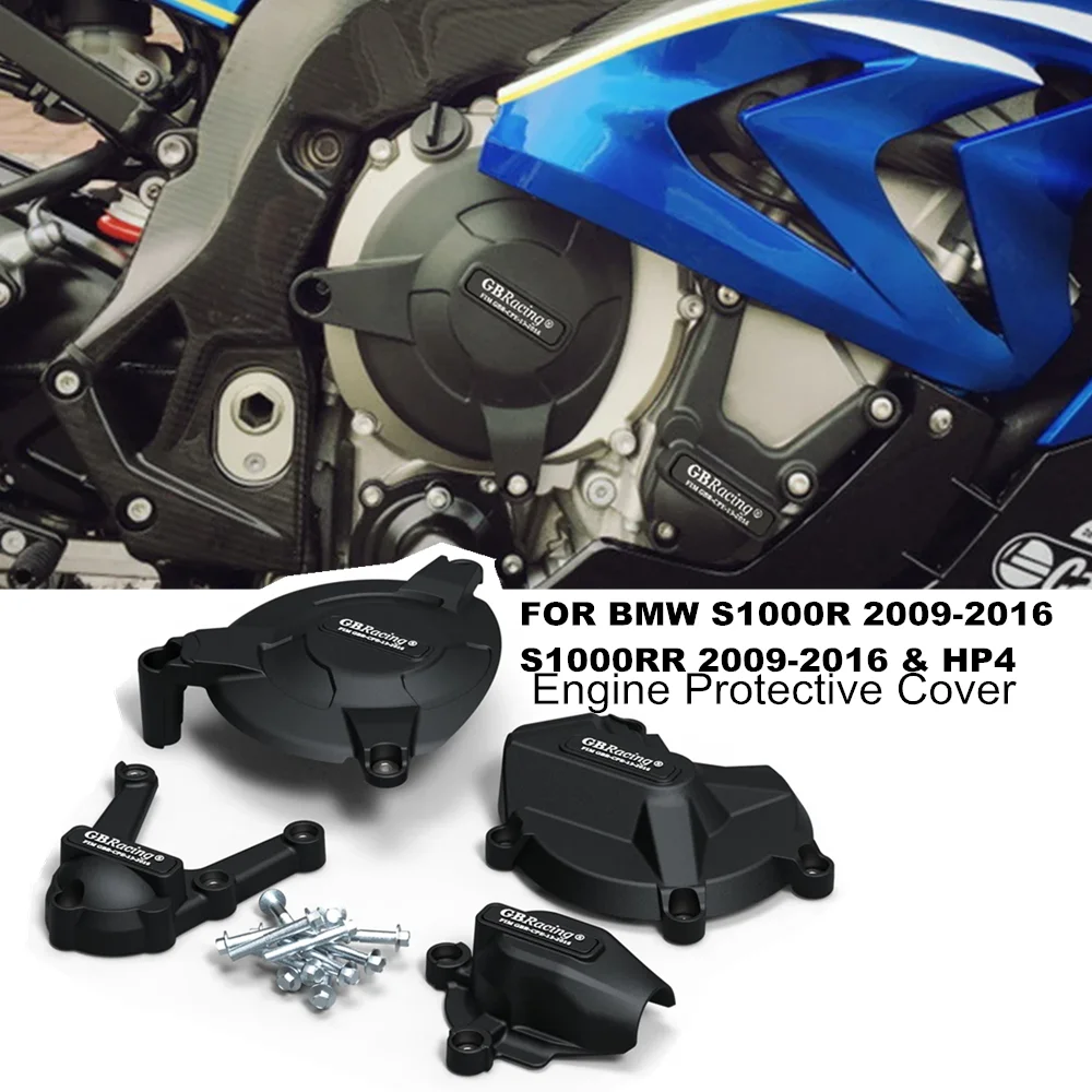 

For BMW S1000R 2009-2016 S1000RR 2009-2016 HP4 Motorcycle Engine Cover Sets Bonnet Protector Engine Cover
