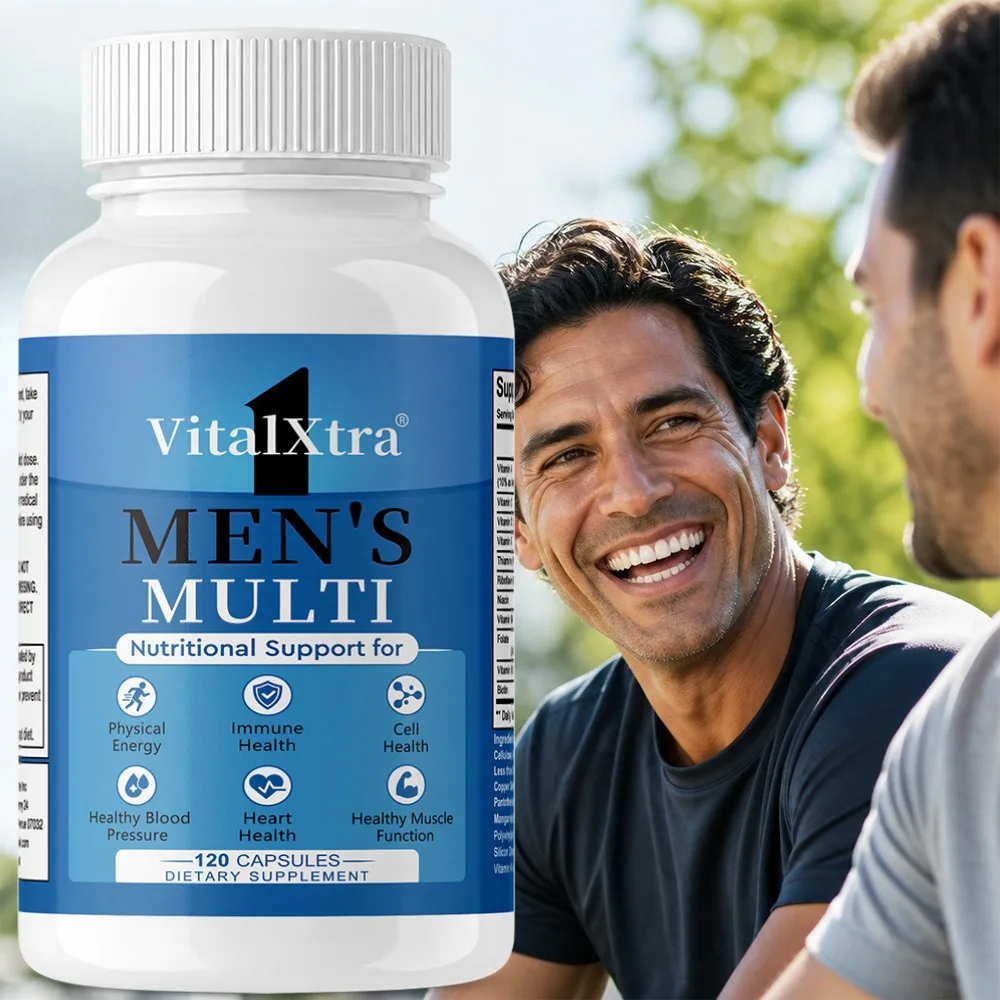 

Premium Multivitamin for Men - Vitamin C, D, B12, Minerals - Complete Men’s Multivitamins Supplement, Energy & Immune Support