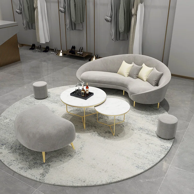 Zestaw segmentowy Sofa Salon Leniwe biuro do gier Zakrzywiona nowoczesna Sofa Puff Arm Kanapy Akcent Wohnzimmer Sofy Meble domowe