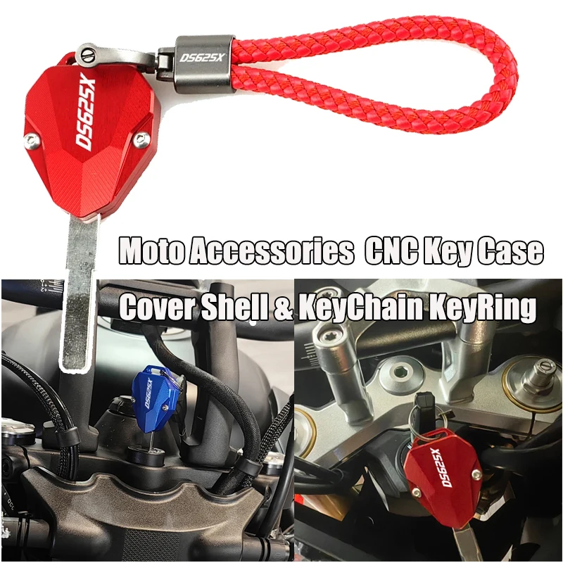 

Moto Accessories For VOGE DS525X DS625X DS800X Rally 300RR 500AC DSX 800 300 625/525 CNC Key Case Cover Shell & KeyChain KeyRing