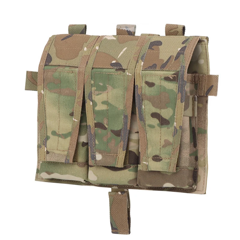 

Tactical AVS Detachable Flap Front Bag Triple M4 5.56 Magazine Pouch Hunting Vest MBAV Plate Carrier Accessories Airsoft Gear