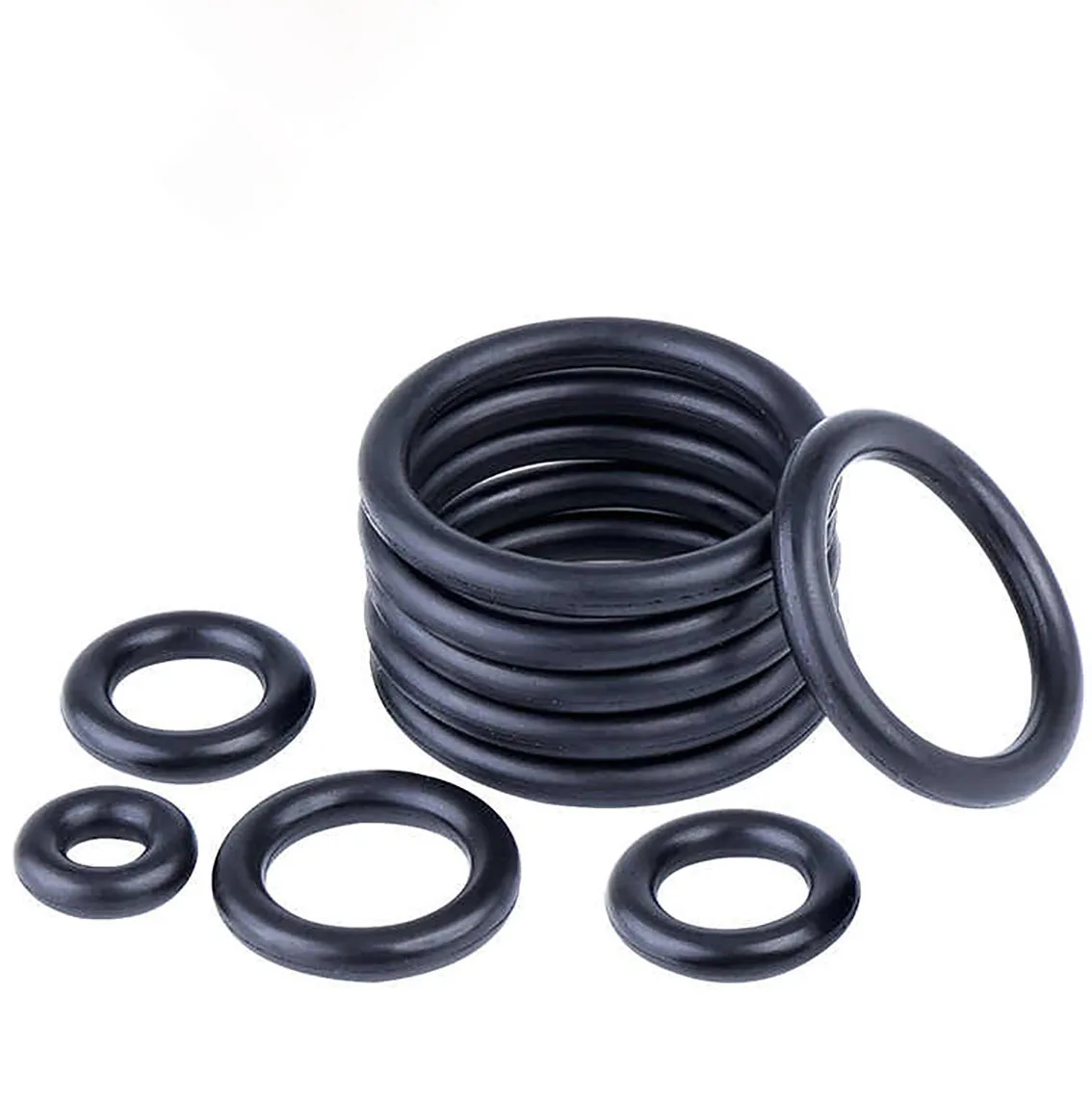 2-30pcs CS 2.4mm Wire Diameter Black NBR Rubber O Ring O Rings Gaskets OD 6-200mm O-Ring Oil Seals Washer