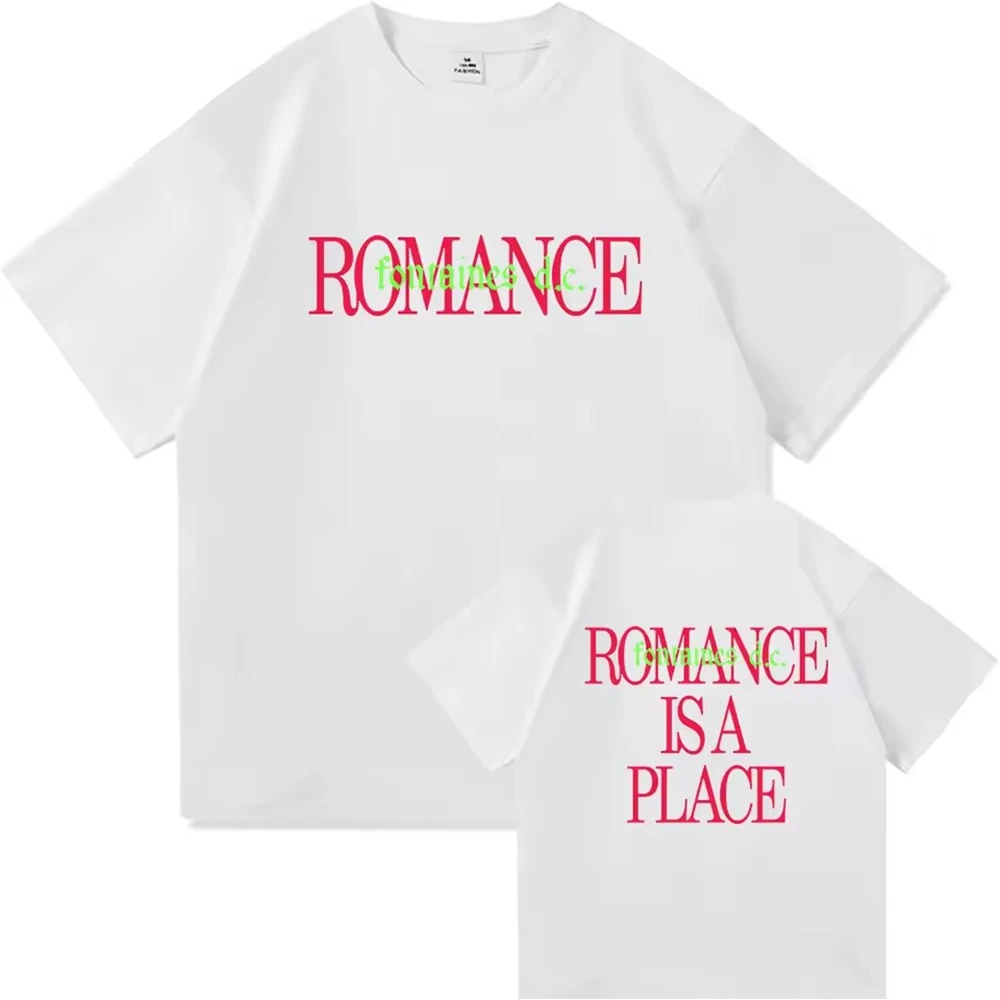 Fontaines D.C.Romance Men Clothing Tee Shirt Homme New in Top Tees short sleeve Round Neck Printing Pullover T-Shirt 50511