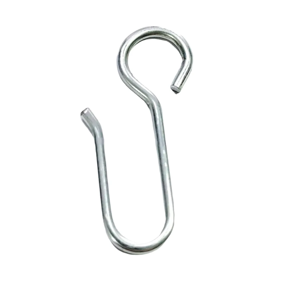 Set of 100 Stainless Steel Curtain Hooks Suitable for Curtain and Shower Tracks Providing Sturdy and Lasting Use