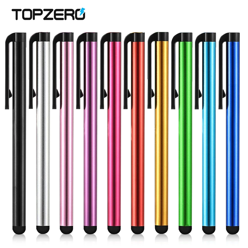 Universal Stylus Pen For iPhone 13 iPad Pro Samsung Tablet Android Portable Touch Pen For All Capacitive Screen With Pen Clip