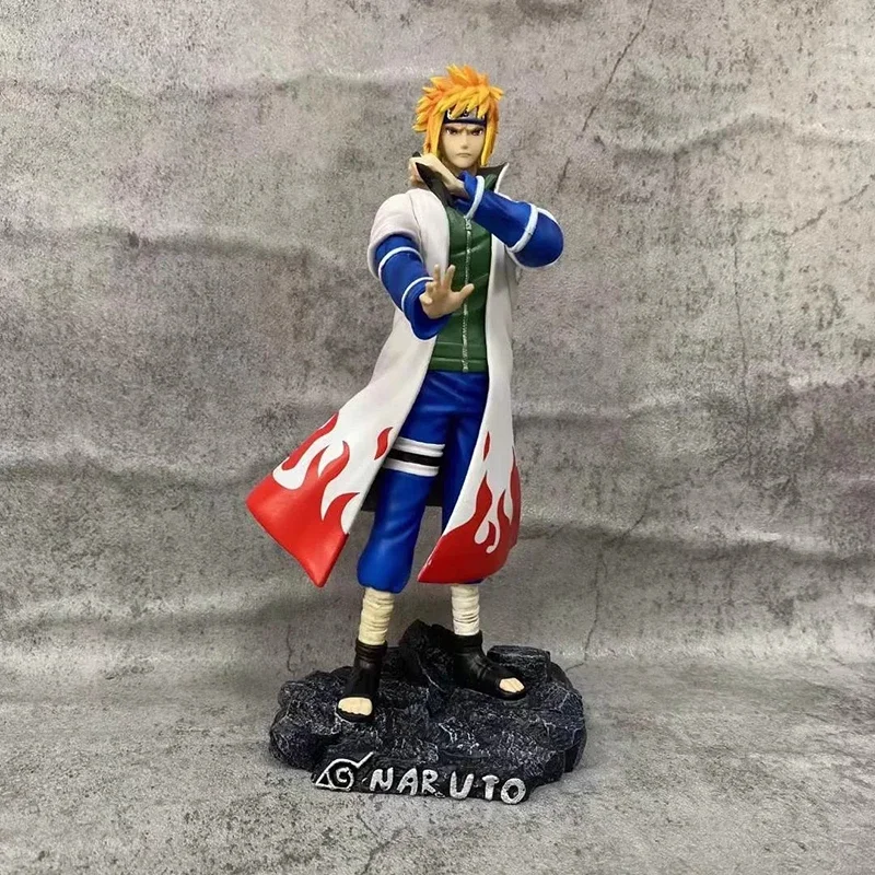 25cm Anime Namikaze Minato Figure NARUTO Figurine Fourth Generation Minato Action Figures Pvc Collection Model Statue Toy Gift