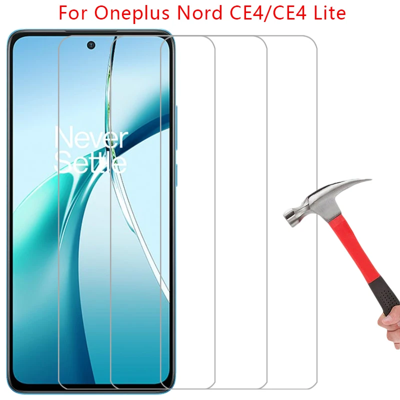 tempered glass for oneplus nord ce 4 lite phone case on one plus nordce nordce4 ce4 4lite ce4lite light 5g back cover 360 onplus