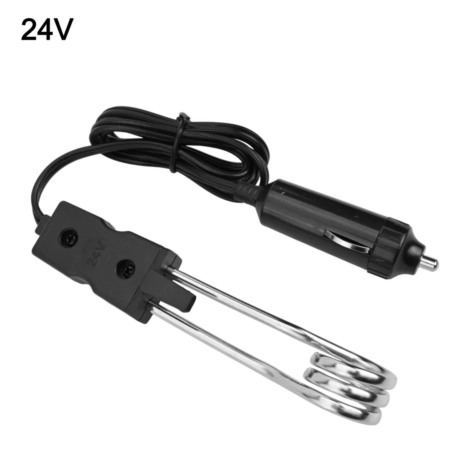 Portable 12V/24V Electric Car Boiled Immersion Water Heater For Traveling Car-mounted Water Heating Rod Car Accessories