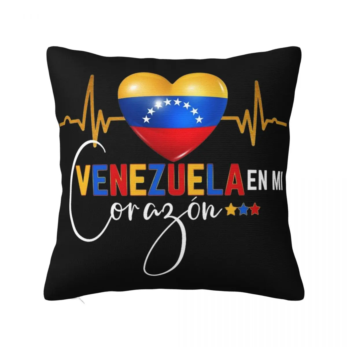 غطاء وسادة مربع من البوليستر الناعم ، غطاء وسادة رمي ، هدية ، إسبانية ، الكورازون ، كبرياء كوبان ، المنزل ، 40x40 #1