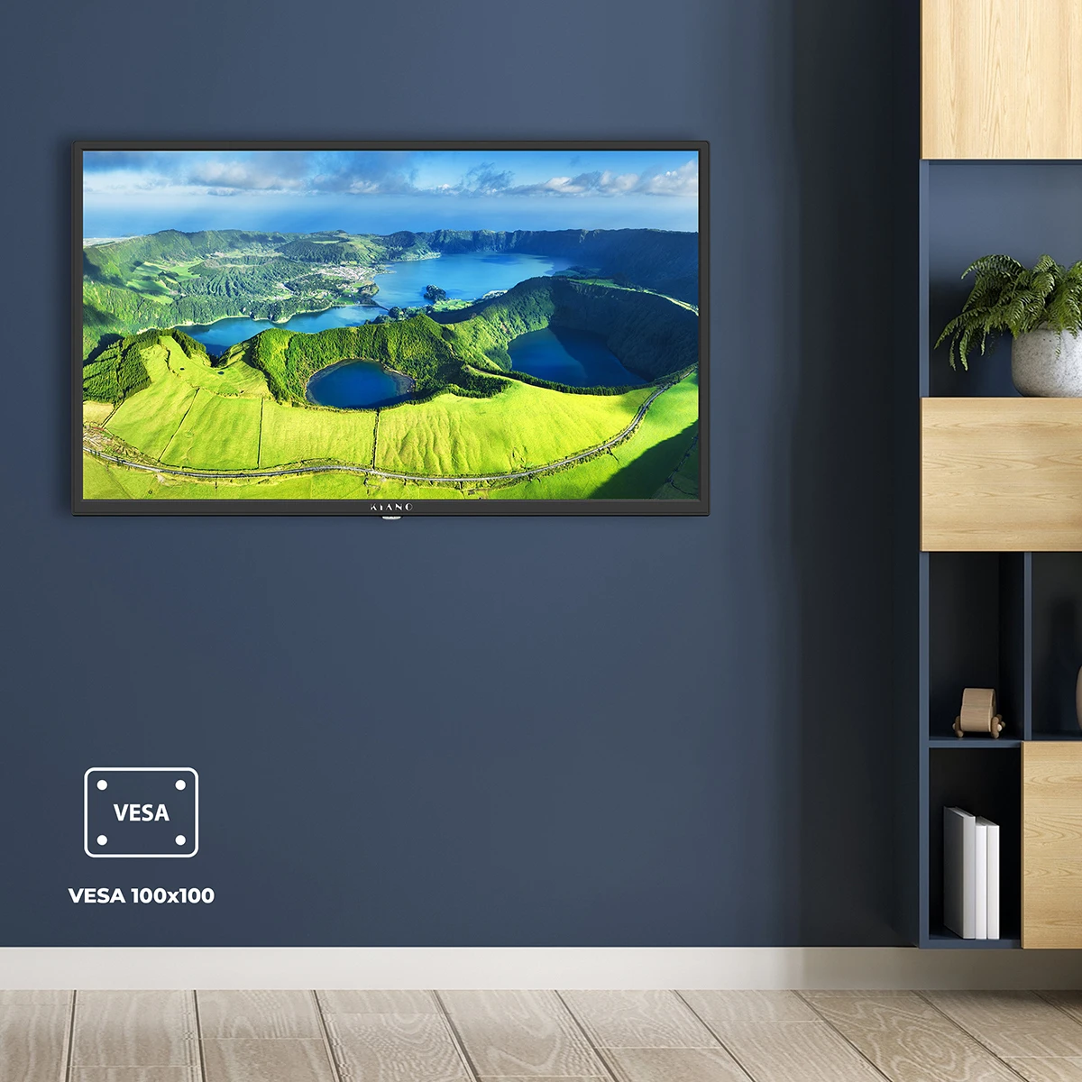 تلفزيون LED Kiano SlimTV 32 HD جاهز HDMI USB PVR مسجل HD صورة