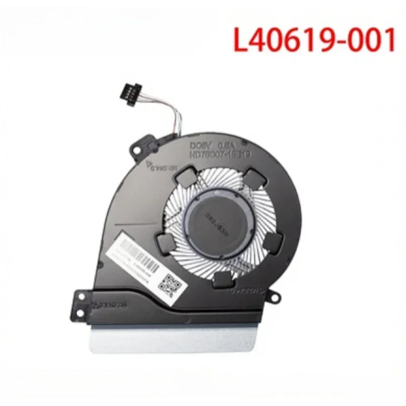 Imagem -03 - Ventilador de Refrigeração para Cpu hp 15-cs Tpn-q208 L40620001 L40619-001 Nd75c0718e19 Nd75c07-18e20 Novo