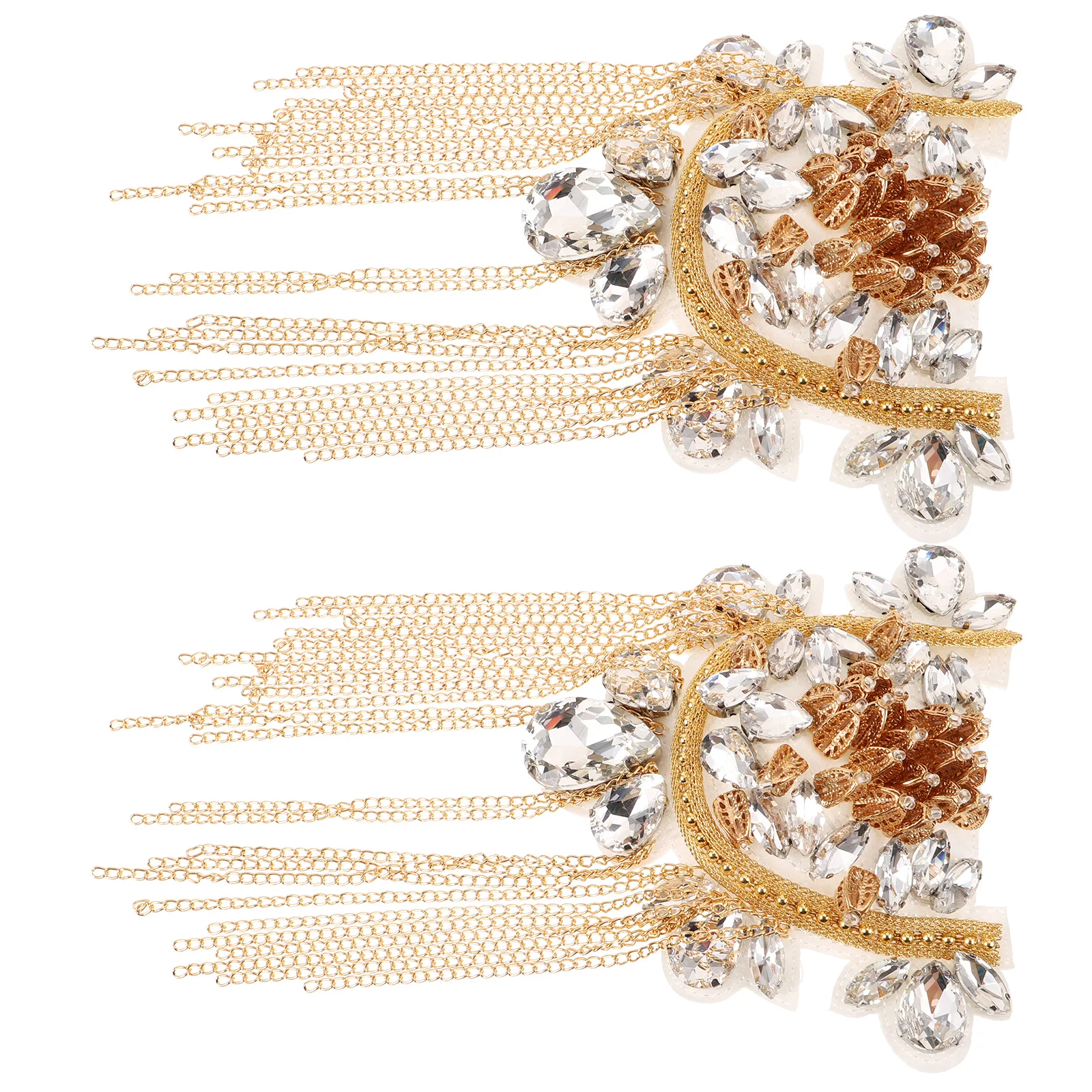 

Hanging Chain Shoulder Epaulets Tassel Epaulettes Tassels Man