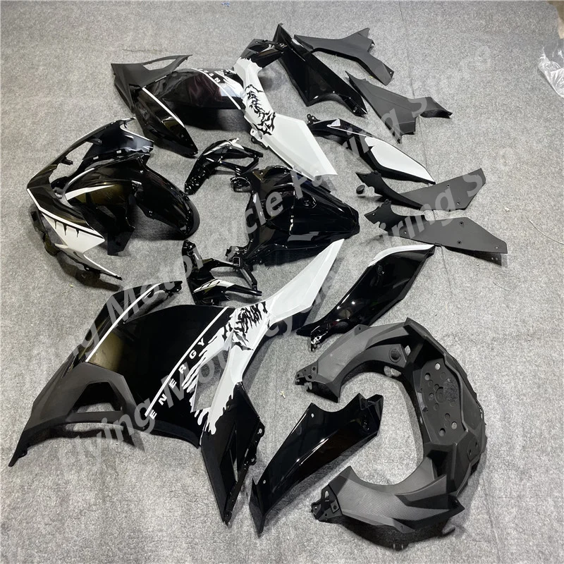 Motorcycle Fairing Kit for Ninja 400 EX400 2018 2019 2020 2021 2022 2024 EX 400R ABS Fairings Body Parts black white