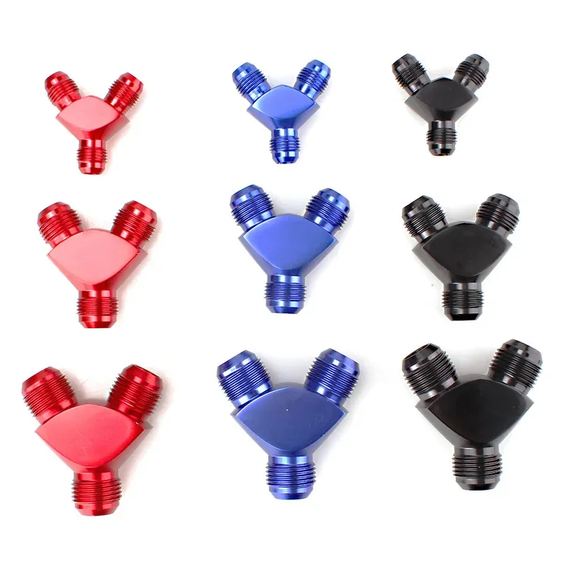 for Cross-border Car Modification Supplies YouTube Tee Adapter AN6 AN8 AN10 Y Oil-Cooled Adapter