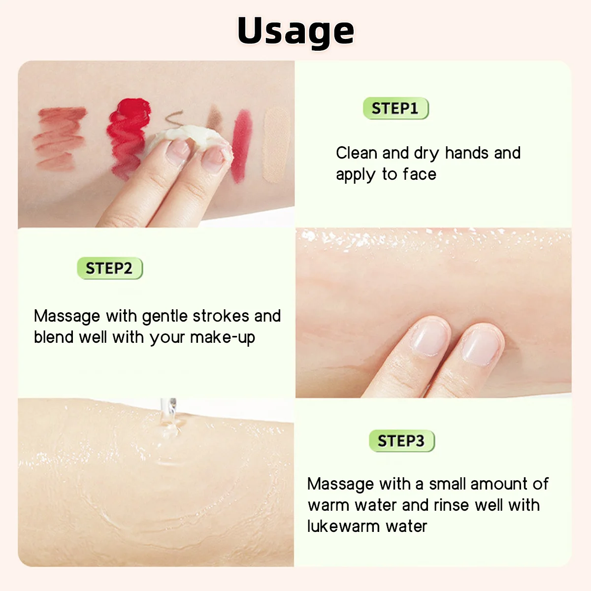 クレンジングバームは、2 in 1のクレンザーとリムーバーで、深く洗浄し、乳化しやすく、乾燥せずに潤いを与えます。