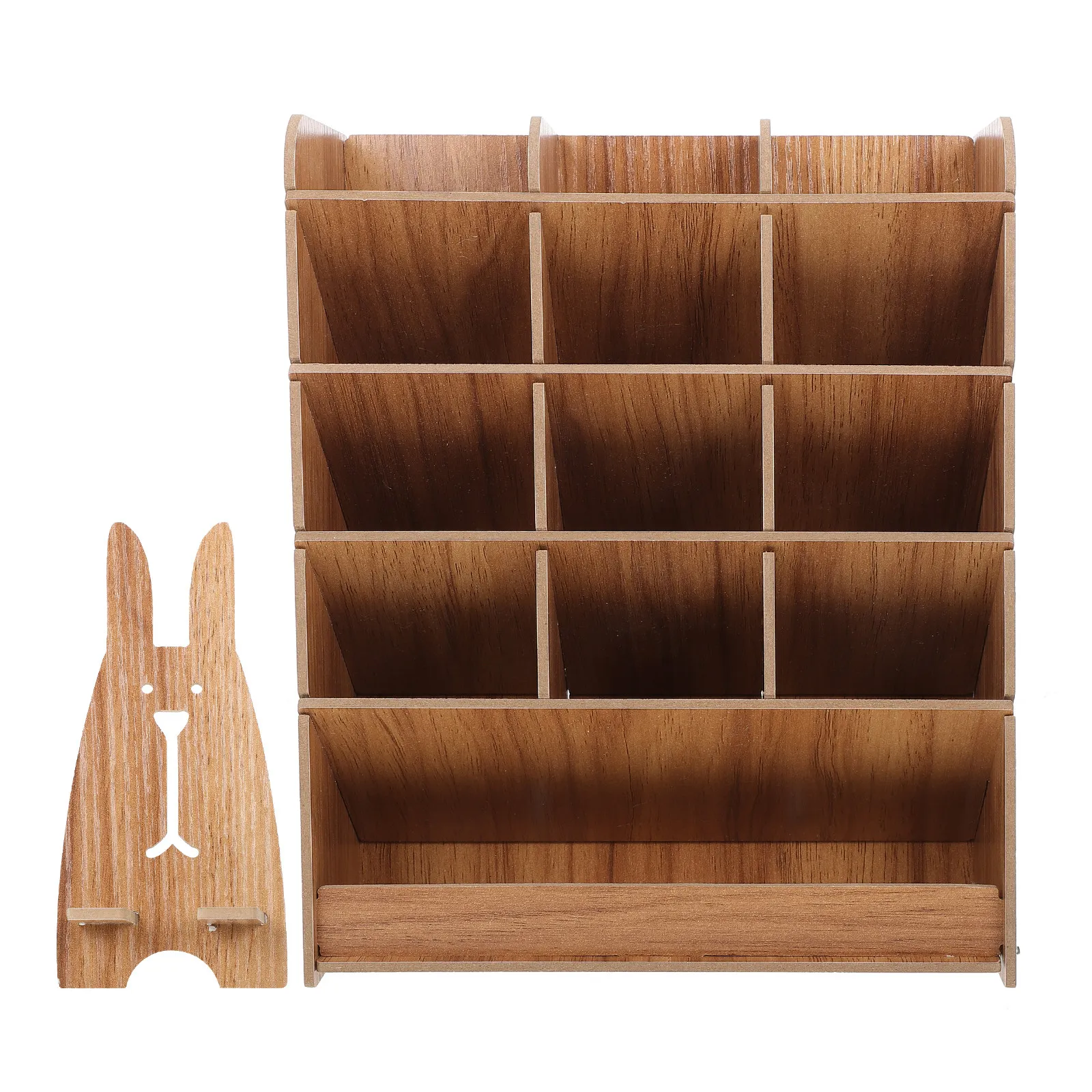 large-capacity-wooden-pen-organizer-multifunctional-desk-storage-rack-office-stationery-holder-desktop-pen-storage-shelf
