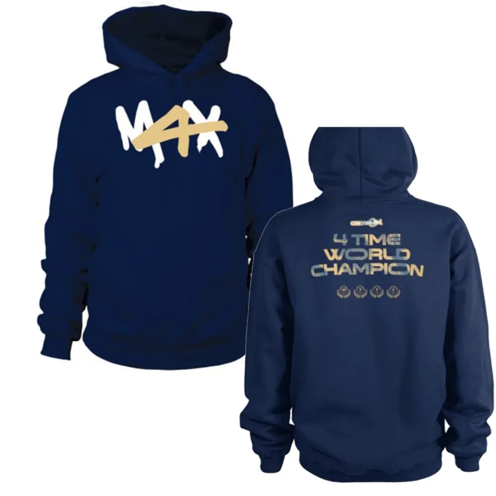 2024 Racer Champion Commemorative Tracksuit MAX Fans Men/Women Oversized Sweatshirt Max Verstappen World Champion Hoodie