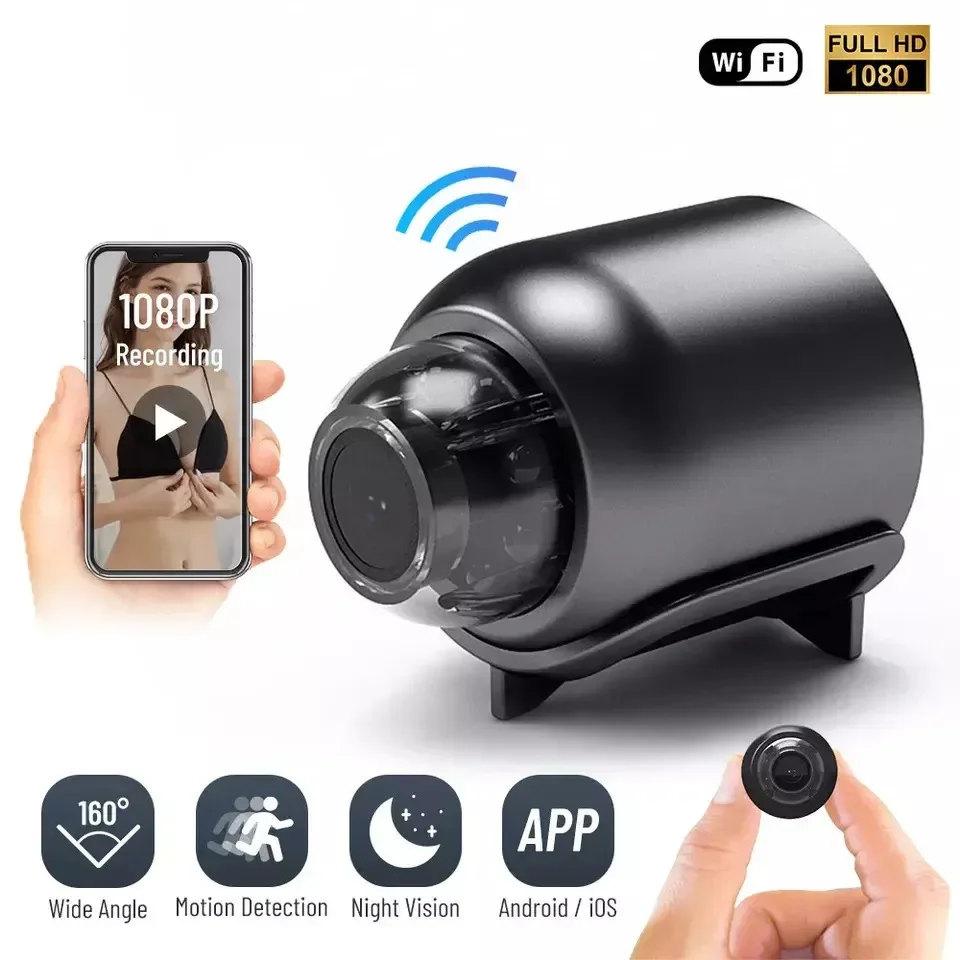 1080P HD Mini WiFi Camera Night Vision Motion Detection Video Camera Home Security Camcorder Surveillance Baby Monitor IP Cam