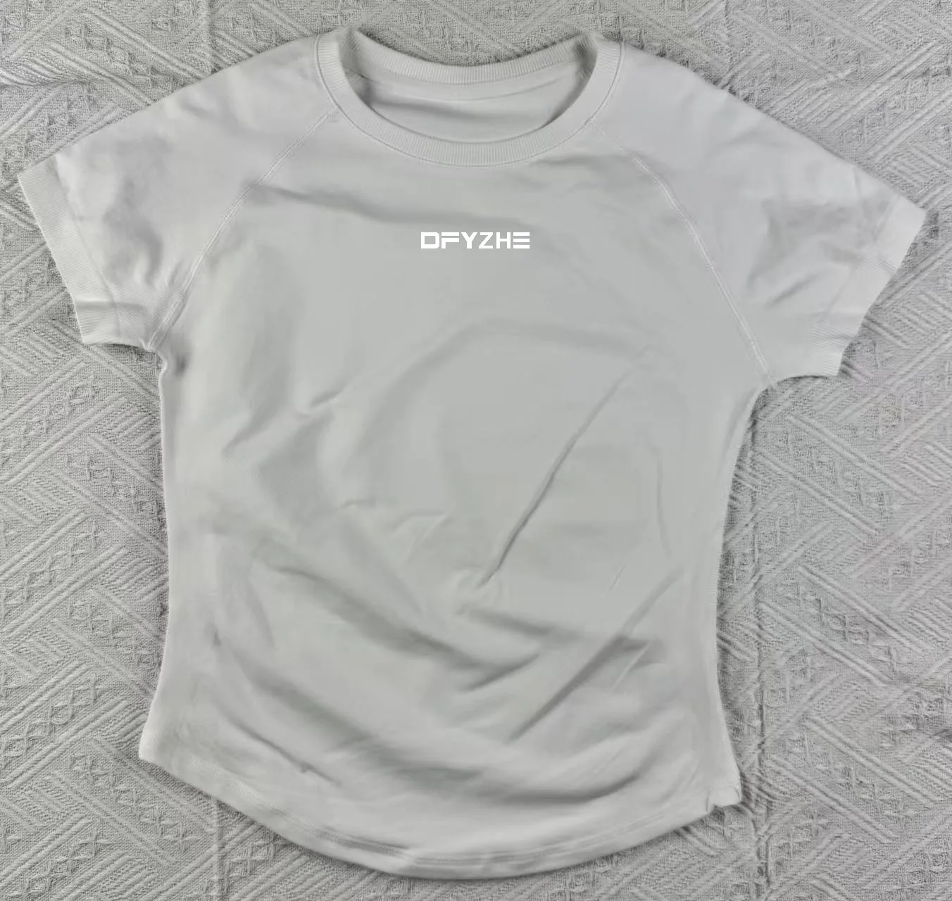 DFYZHE Impact top met korte mouwen Dames hardloopsport-T-shirt Zomer korte mouw ronde hals elastische yoga fitness top ademend