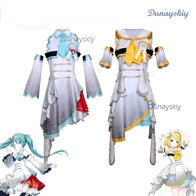 Anime Game Project Sekai Colorful Stage Cosplay Dive Mikuo Rin Halloween Costumes Uniform Wig Dress Cosplay Lolita Outfit 2024