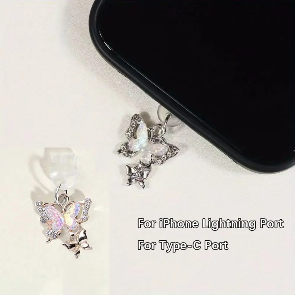 Moda PVC + Metal Phone Dust Plug Bonito Universal