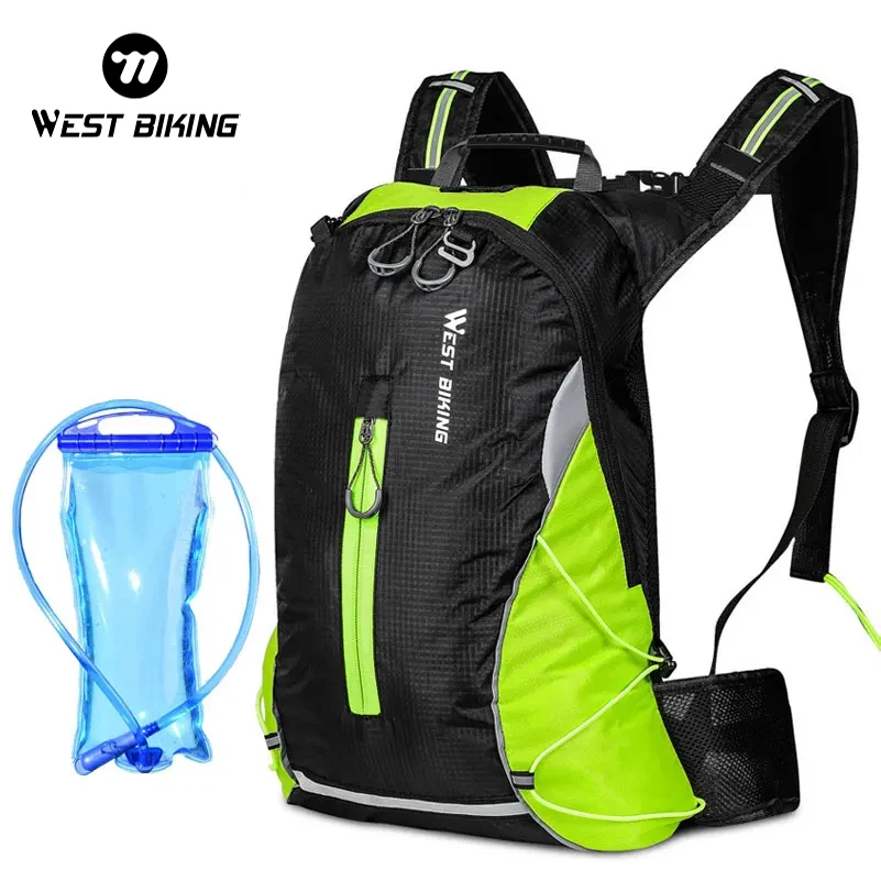 WEST BIKING 10L -16L Bicycle Bag Waterproof Ultralight Reflective Bike Bags Hiking Travel Outdoor Sports Backpack For Climbing