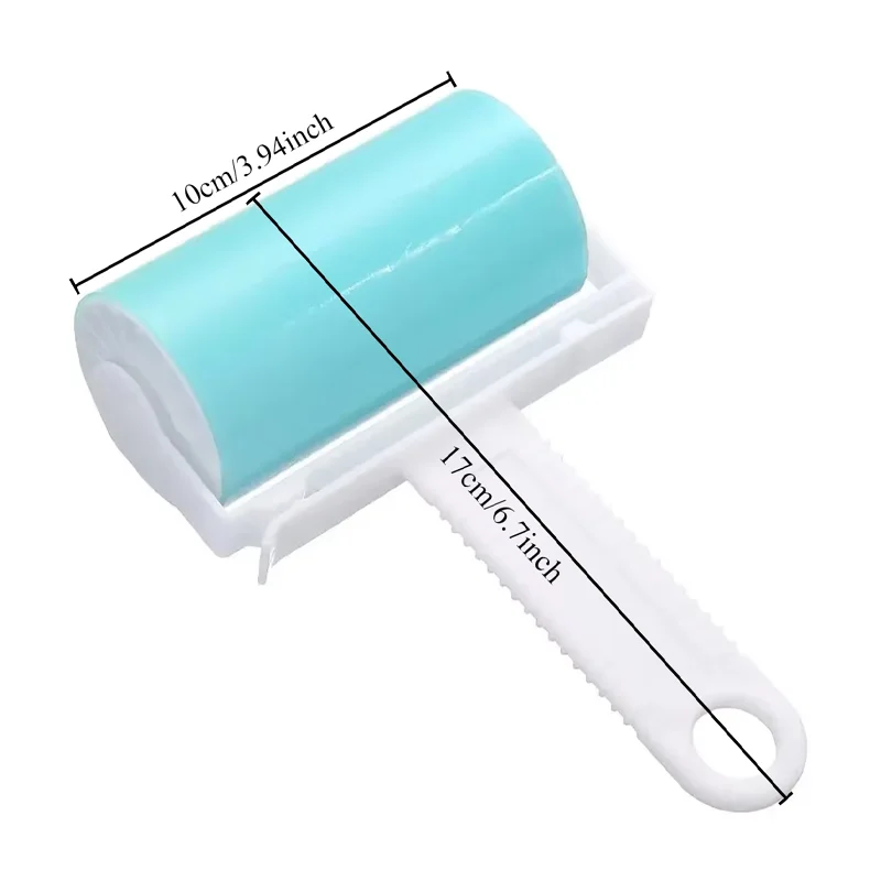 Roller Hair Sticker Device Portable Washable Sticky Clothes Hair Duster Mini Foldable Sticky Lint Brush image 6